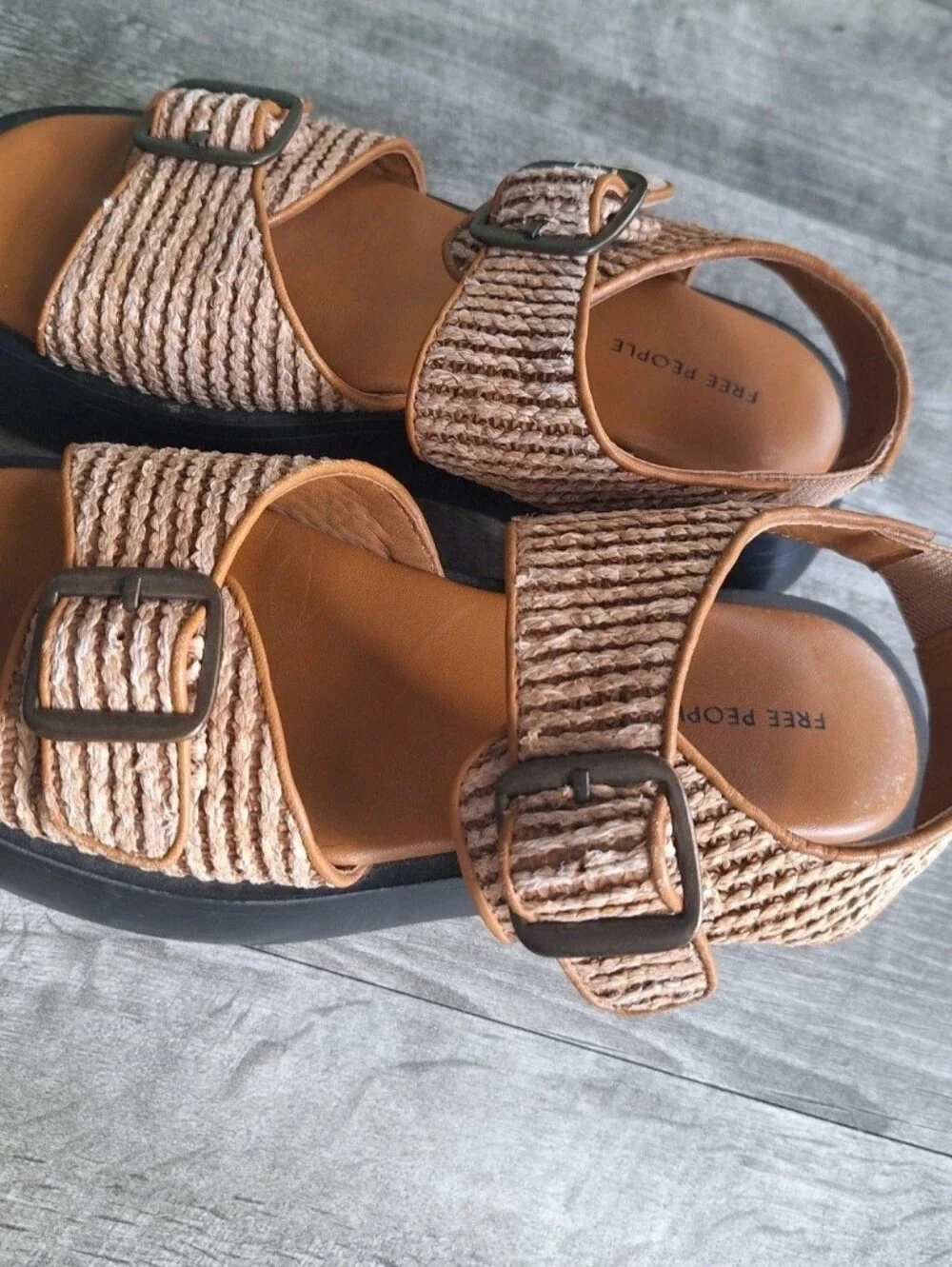 Free People Size 7 Mandy Weave Women's Sandals